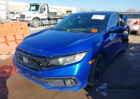 2019 Honda Civic Sport из США, поврежденный, VIN 19XFC2F85KE005974